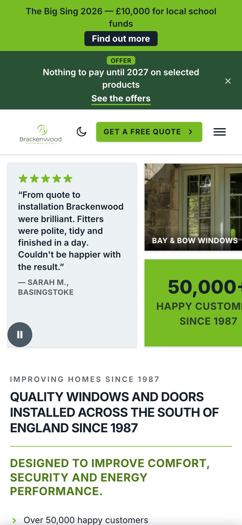Brackenridge on a phone — Home — development preview